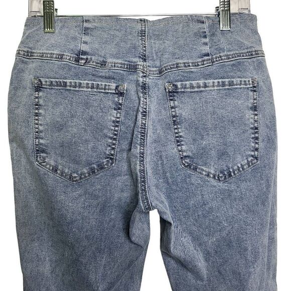 Listicle High Rise Flare Denim Jeggings Y2K Size Large - Picture 7 of 9